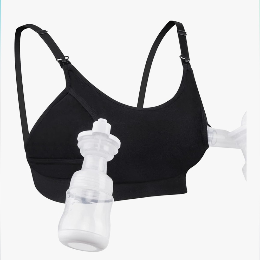 XL MomCozy Maternity Nursing &
Maternity Bra Black
